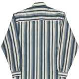Levis Striped Denim Shirt - Small Blue Cotton