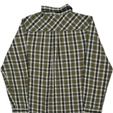 Oakley Checked Flannel Shirt - Medium Black Cotton