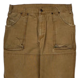 Dickies Double Knee Carpenter Pants - 34W 30L Brown Cotton