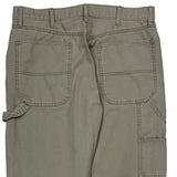 Dickies Carpenter Trousers - 34W 30L Khaki Cotton