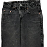Levis 550 Jeans - 29W 30L Black Cotton