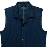 Polo By Ralph Lauren Vest - Medium Blue Polyester