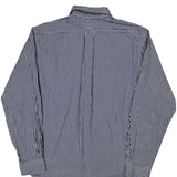 Ralph Lauren Striped Shirt - Large Blue Cotton