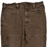 Unbranded Carpenter Trousers - 36W 28L Brown Cotton
