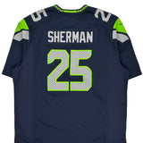 Seahawks Nike Nfl Football Jersey - 2XL Navy Polyester