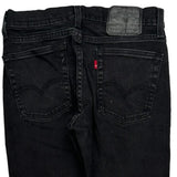 510 Levis Skinny Jeans - 29W UK 10 Black Cotton