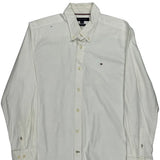 Tommy Hilfiger Shirt - Large White Cotton
