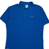 Lacoste Polo Shirt - XL Blue Cotton