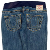 True Religion Boot Cut Jeans - 32W US 6 Blue Cotton