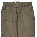 Carhartt Carpenter Trousers - 36W 30L Khaki Cotton