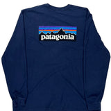 Patagonia Long Sleeve T-Shirt - No Size Blue Cotton