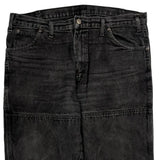 Dickies Double Knee Jeans - 37W 31L Black Cotton