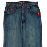 Bare Fox Hip Hop Jeans - 36W 30L Blue Cotton