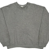 Unbranded Blank Sweatshirt - XL Gray Cotton Blend