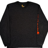 Carhartt Long Sleeve T-Shirt - Large Gray Cotton