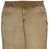 Carhartt Carpenter Trousers - 35W 30L Beige Cotton