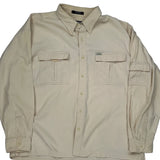 Chaps Ralph Lauren Cord Shirt - 2XL Beige Cotton
