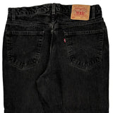 550 Levis Jeans - 34W 30L Black Cotton