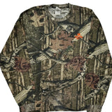 Infinity Mossy Oak Camo Long Sleeve T-Shirt - XL Camo Cotton