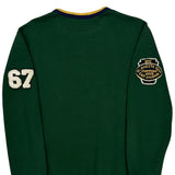 Nyc Athletic Team Polo By Ralph Lauren Sweatshirt - Small Green Cotton