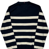 Tommy Hilfiger Striped Jumper - XL Navy Cotton