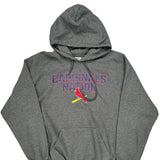 Cardinals Nation Mlb Hoodie - Large Gray Cotton Blend