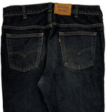 Levis Jeans - 36W 32L Black Denim