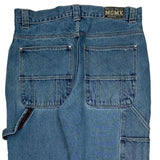 Mega Max Carpenter Jeans - 36W 30L Blue Denim
