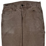 Dickies Carpenter Pants - 34W 31L Brown Cotton
