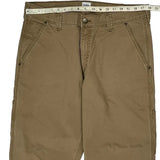 Lee Cargo Trousers - 36W 29L Brown Cotton