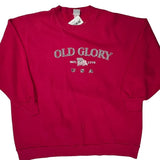 Disney Long Sleeve T-Shirt - Large Red Cotton