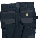 Carhartt Double Knee Cargo Pants - 36W 28L Black Cotton