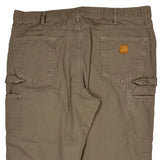Carhartt Double Knee Carpenter Trousers - 42W 30L Brown Cotton
