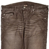 True Religion Slim Fit Jeans - 36W 32L Brown Cotton Blend