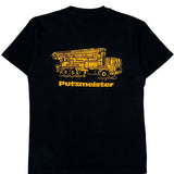 Putzmeister Hanes Single Stitch T-Shirt - Medium Black Cotton