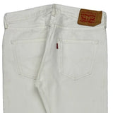 Levis Jeans - 32W 30L White Cotton