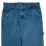 Lee Carpenter Jeans - 35W 30L Blue Cotton