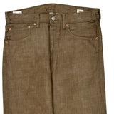 Levis 501 Jeans - 34W 30L Brown Cotton