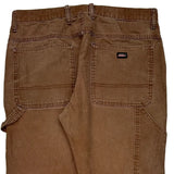 Dickies Carpenter Pants - 34W 31L Brown Cotton