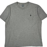 Ralph Lauren T-Shirt - Large Grey Cotton