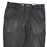 Carhartt Carpenter Trousers - 34W 32L Grey Cotton Blend