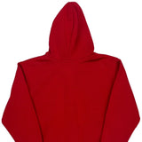Age 6-7 Carhartt Spellout Hoodie - Small Red Cotton Blend