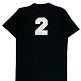 Single Stitch Screen Stars Jersey - Medium Black Cotton Blend