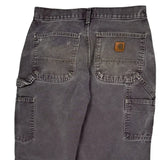 Carhartt Carpenter Trousers - 32W 30L Grey Cotton