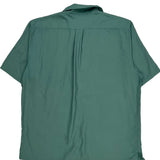 Oakley Short Sleeve Shirt - Large Green Cotton