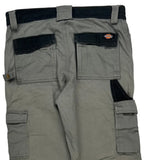 Workwear Dickies Double Knee Cargo Trousers - 32W 29L Black Cotton Blend