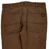 Dickies Carpenter Trousers - 32W 31L Brown Cotton