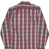 Lacoste Checked Shirt - Medium Blue Cotton