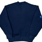 Made In USA Fruit Of The Loom Graphic Sweatshirt - Medium Navy Cotton