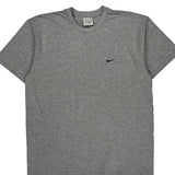 Nike T-Shirt - Large Gray Cotton